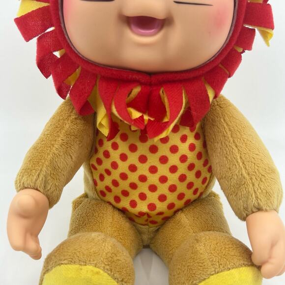 Cabbage Patch Kids CPK Stuffed Animal Lion Yellow Red Kids Fun Gift Plush Gift - Picture 3 of 7